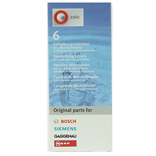 Genuine BOSCH Descaler Tablets for VonShef Coffee Machine (12 Tablets)