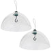 Squirrel Baffle Dome Adjustable Hook Bird Feeder Hanging Guard (Pack of 2)