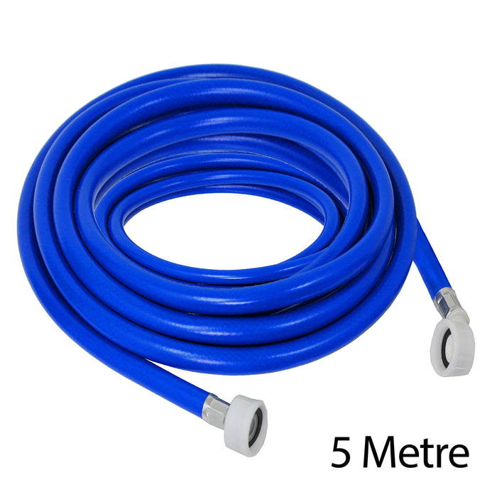 Fill Hose + Drain Hose Extension Set for LOGIK CURRYS ESSENTIALS MATSUI Washing Machine & Dishwasher 5m + 5m