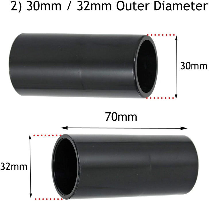 UNIVERSAL Sander Planer Dust Extractor Power Tool Adapters for Vacuum Cleaners (Pack of 6, 26mm 30mm 32mm 35mm 38mm)