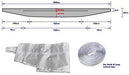 UNIVERSAL Window Seal Kit + 3 Metre Vent Hose, Tape + Adapter for Tumble Dryer or Washer Dryer