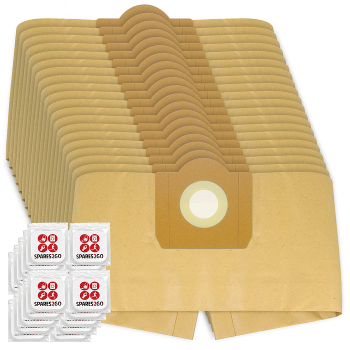 Vacuum Cleaner Dust Bags for Karcher WD3 WD3P MV3 Wet & Dry (Pack of 20 + Freshener Tabs)