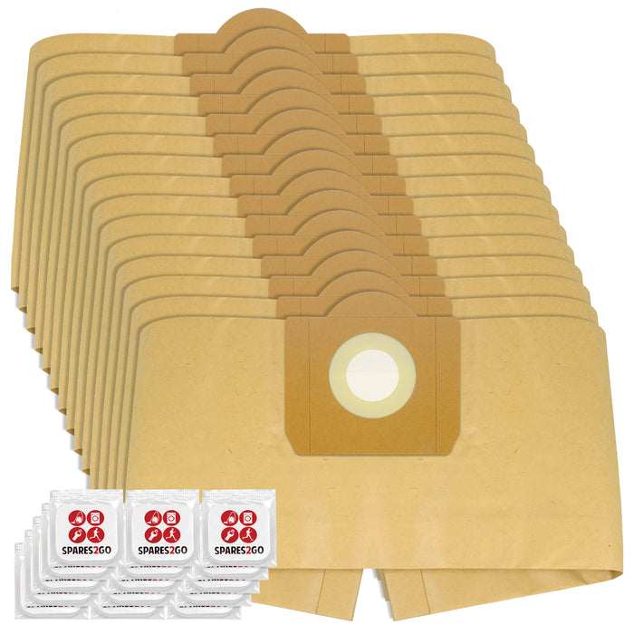 Vacuum Cleaner Dust Bags for Argos Proaction VM1220P (Pack of 15 + Freshener Tabs)