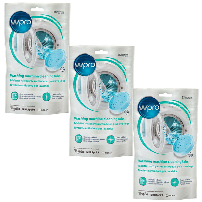 Washing Machine Cleaner Tabs Powerfresh Washer Odour Cleaning Tablets x 9