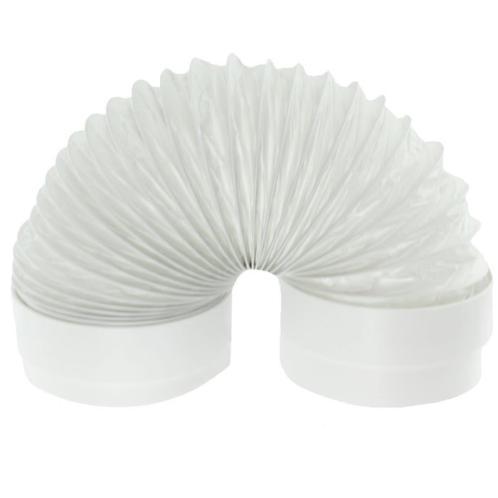 Universal Cooker Hood External Kitchen Fan Wall Vent Cover Kit (White, 4" / 102mm)