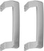 Door Handle for BEKO Fridge Freezer Pack of 2 (Silver)