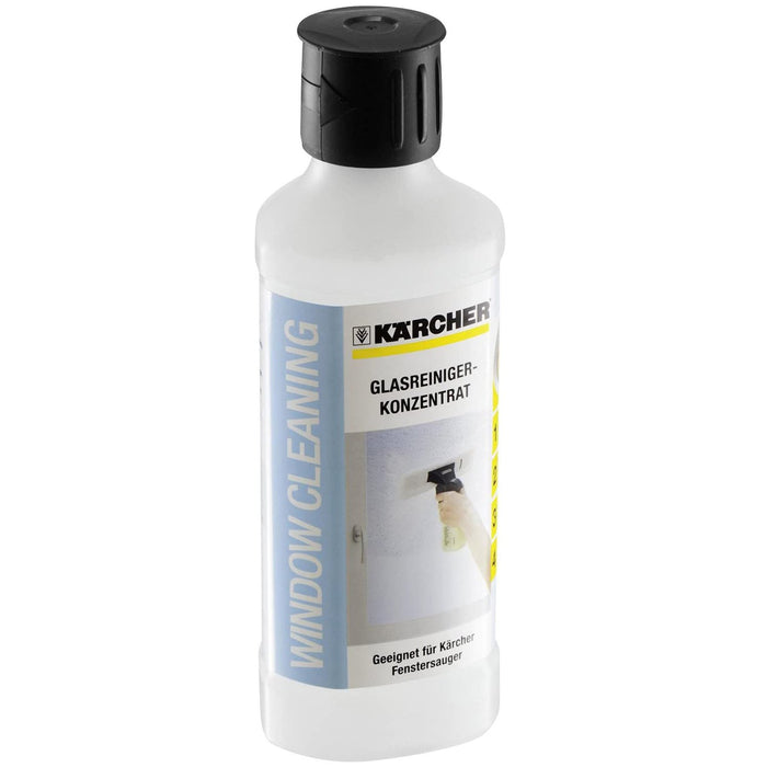 Cloth Pads + Cleaning Fluid for KARCHER Window Vac Vacuum - 4 x Pads + 500ml