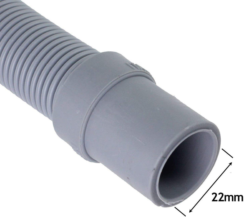 Universal Drain Hose Extension Pipe Kit for Washing Machine Dishwasher (2.5m, 19mm / 22mm)
