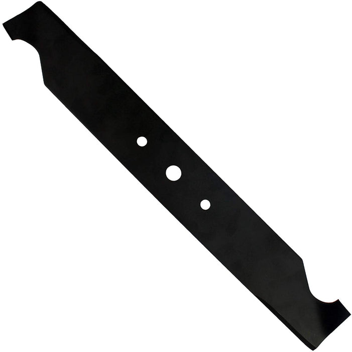 A black 19 inch Hi Lift cutting blade for a HAYTER MOTIF lawnmower
