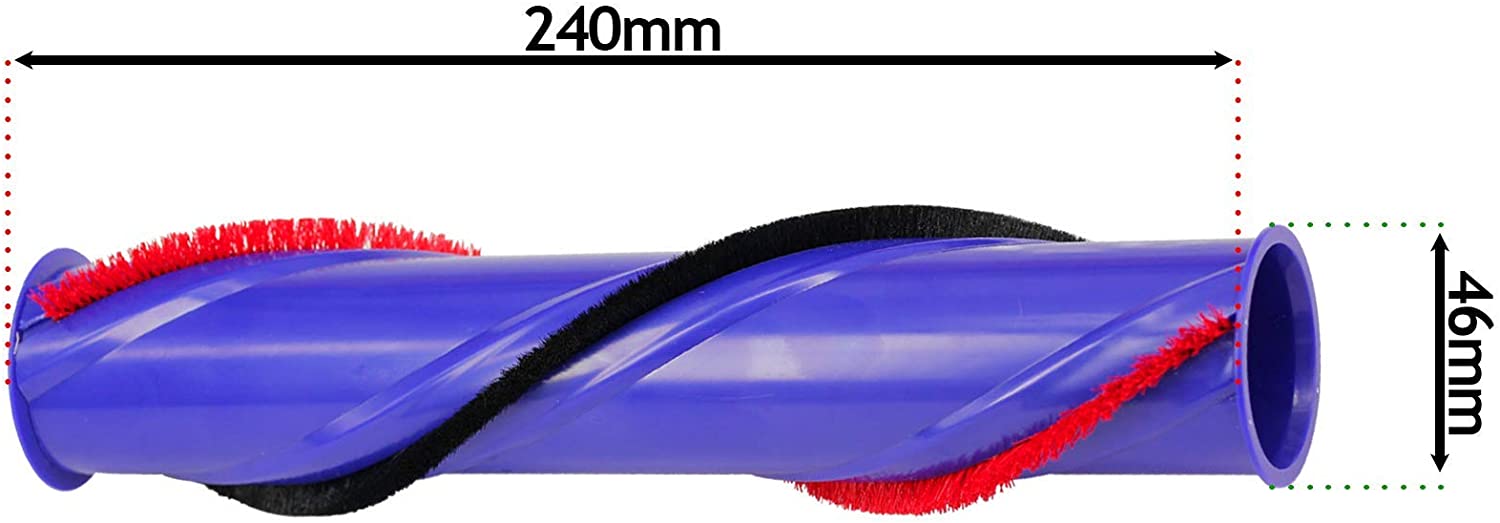 Brushroll for Dyson V6 SV04 SV06 SV09 Vacuum Motorhead Brush Bar Roll Roll 240mm
