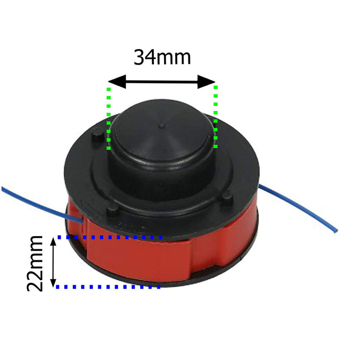 Line & Spool 8m for B&Q Strimmer Trimmer