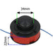 Line & Spool 8m for B&Q Strimmer Trimmer (Pack of 4)
