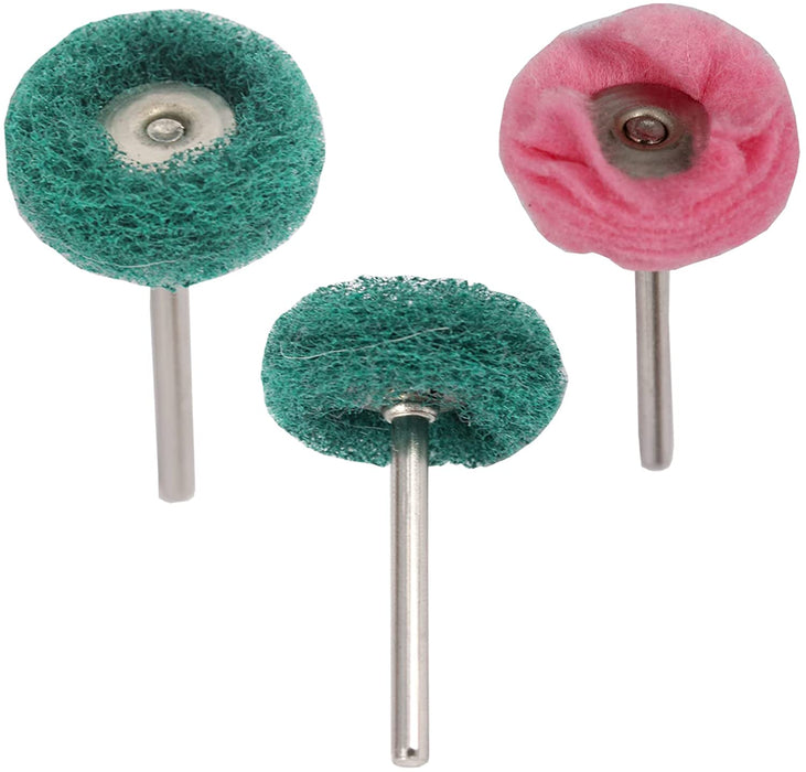 31 Piece Buffing Polishing Drill Wheel Accessory Wire Brush Kit 3.2mm Car Motorbike Rust Removal