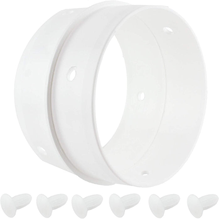 Dual Vent Hose Connection Ring Kit for White Knight Tumble Dryer