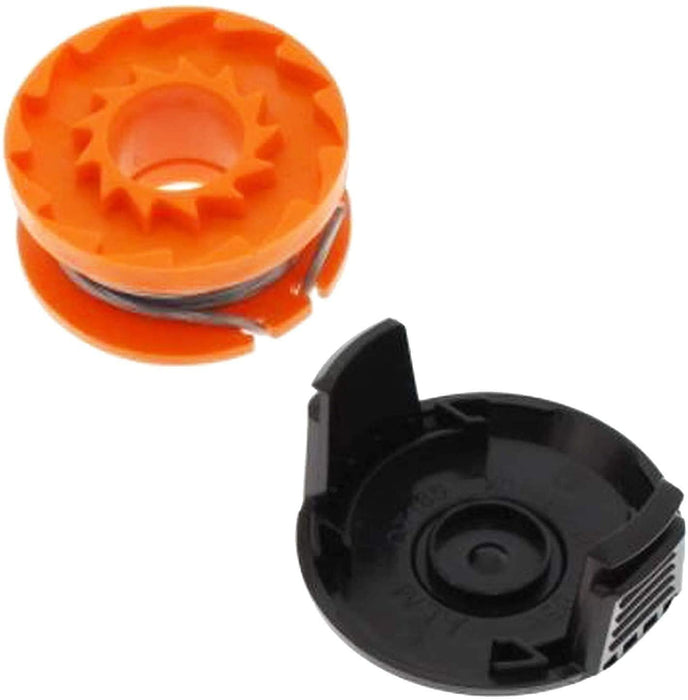 Line Spool & Cover for WORX WG150E WG151E WG151E-A Strimmer Trimmer (Pack of 3)
