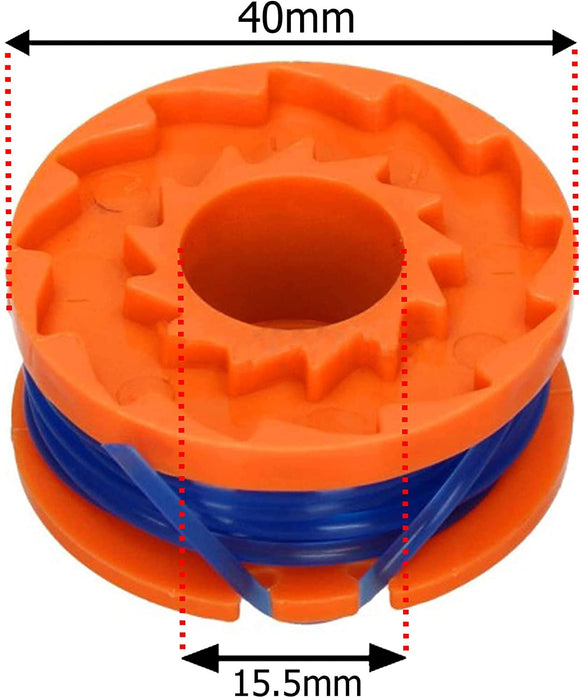 Line Spool & Cover for WORX WG150E WG151E WG151E-A Strimmer Trimmer