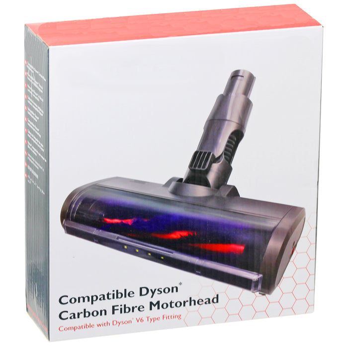 Carbon Fibre Motorhead Floor Tool + Blue Extension Rod Wand for Dyson DC59 Vacuum Cleaner