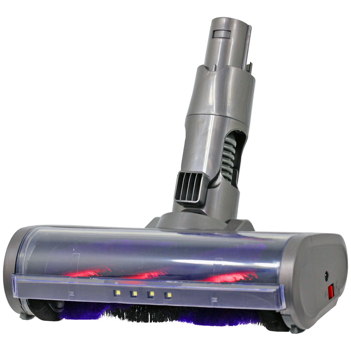 Carbon Fibre Motorhead Floor Tool + Blue Extension Rod Wand for Dyson V6 SV03 Vacuum Cleaner