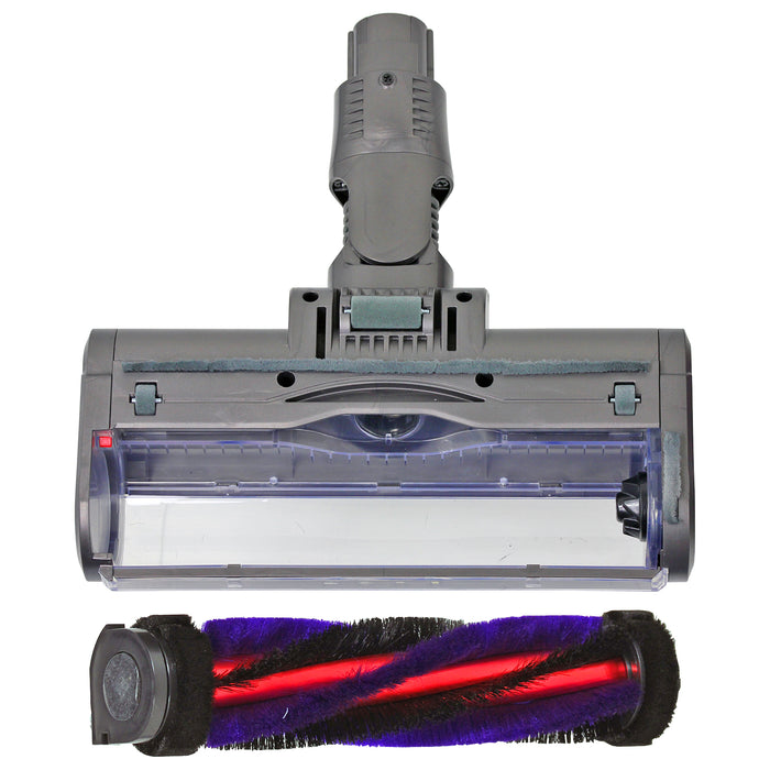 Carbon Fibre Motorhead Floor Tool + Blue Extension Rod Wand for Dyson DC62 Vacuum Cleaner