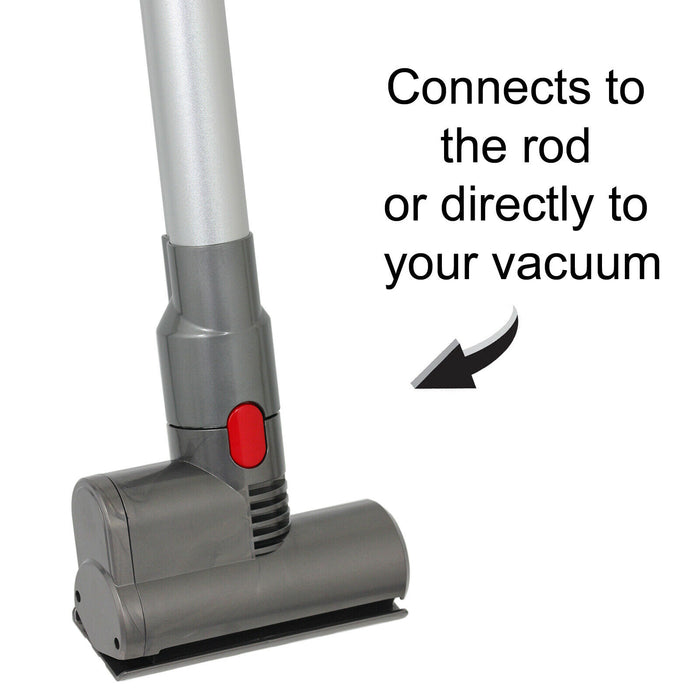 Vacuum Mini Turbine Brush + 2 in 1 Combination Tool for Dyson V7 SV11 V8 SV10 Cordless Motorised Tool Attachment