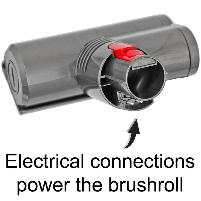 Vacuum Mini Motorised Turbine Brush for Dyson V7 SV11 + Purple Rod Wand Tube