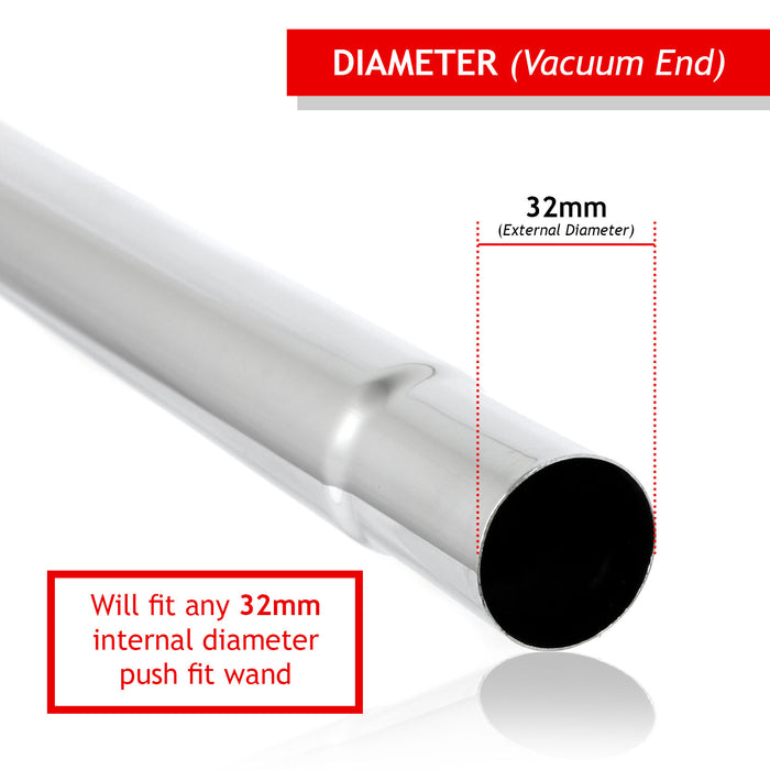 Telescopic Rod + Mini Tool Kit + Storage Bag for NILFISK Vacuum Cleaners (32mm Diameter)