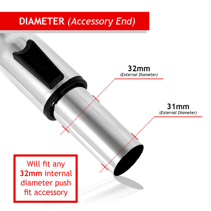 Telescopic Rod & Mini Tool Kit for AEG Vacuum Cleaners (32mm Diameter)