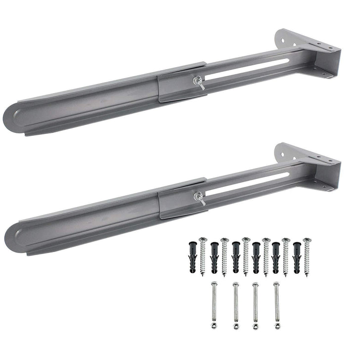 Silver Wall Mount Brackets for Bosch Microwave x 2