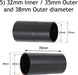 Sander Planer Dust Extractor Power Tool Adapters for TITAN Vacuum Cleaners (Pack of 6, 26mm 30mm 32mm 35mm 38mm)