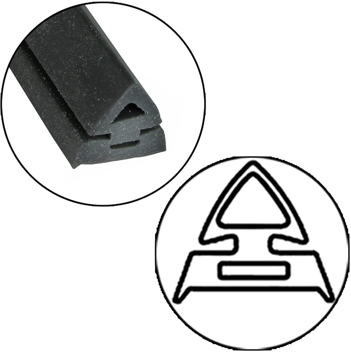 3m Cut to Size Door Seal for Kenwood 3 or 4 Sided Oven Cooker (Rounded or 90º Clips)