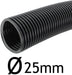 Universal Hose Pipe Water Butt Extension Overflow Connector + 2 Clamp Clips (25mm, 5m)