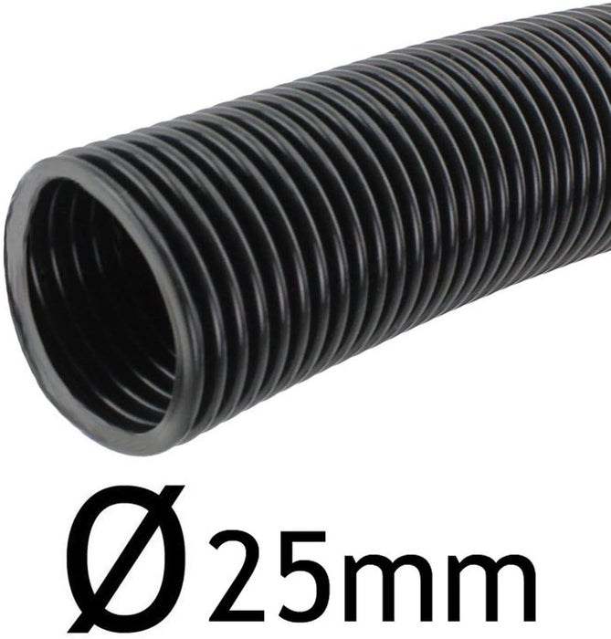 Universal Flexible Corrugated Hose Pipe Tube for Water, Air & Dust (25mm, 5m)