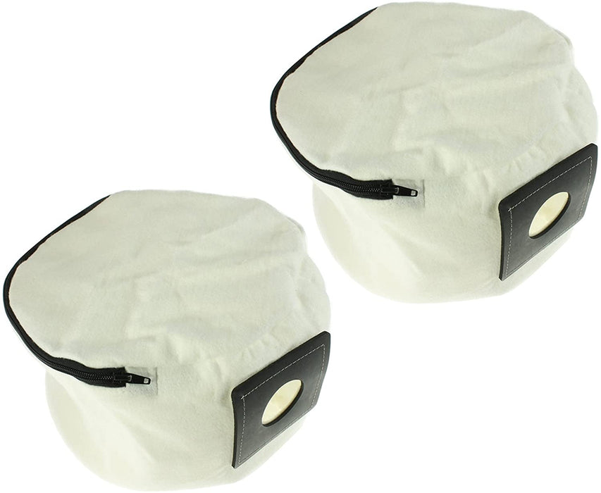 Reusable Zip Up Cloth Bag for Numatic Henry Hetty Vacuum Cleaner (Pack of 2)