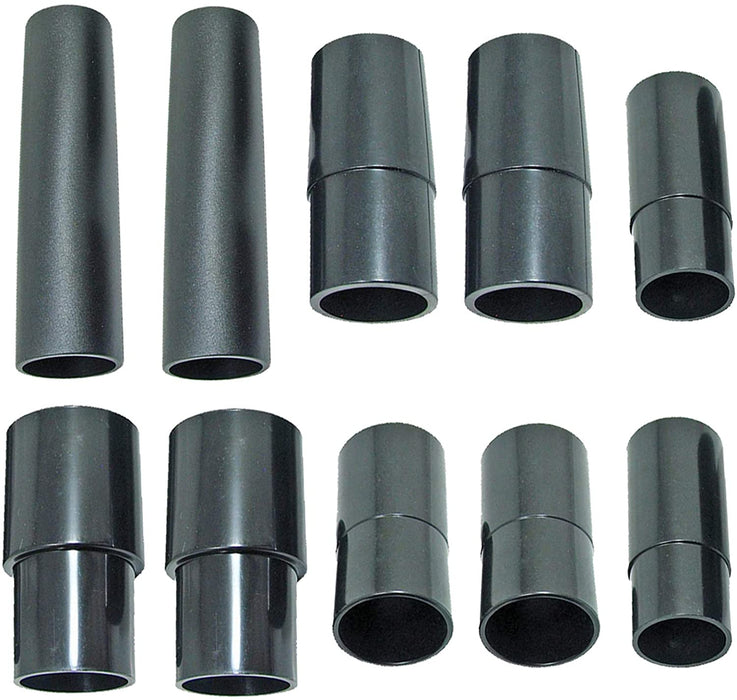 SPARES2GO 30mm 32mm 35mm 38mm Sander Planer Dust Extractor Power Tool Adapters for Numatic Vacuum Cleaners (Pack of 10)