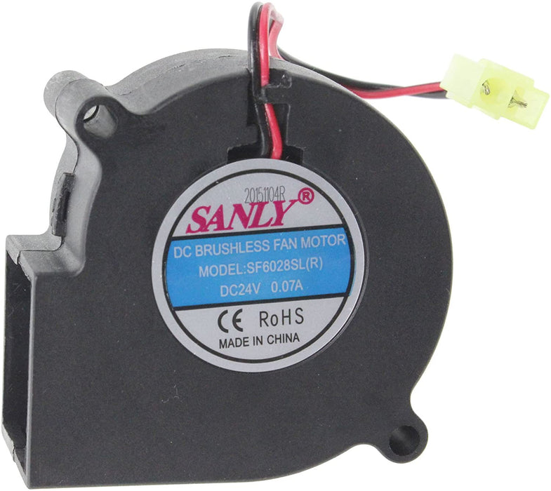 Dimplex Genuine Electric Fire DC Fan Motor Unit SF6028SL(R) 24V 0.07A 7511020