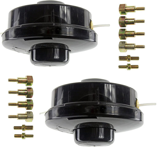 Dual 2 Line Bump Feed Spool Head for KAWASAKI Strimmer Trimmer Brushcutter