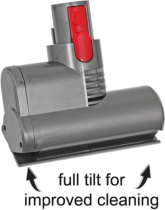 Wall Mount Docking Station Bracket + Mini Turbine Brush for Dyson V7 SV11 V8 SV10 Vacuum Cleaner