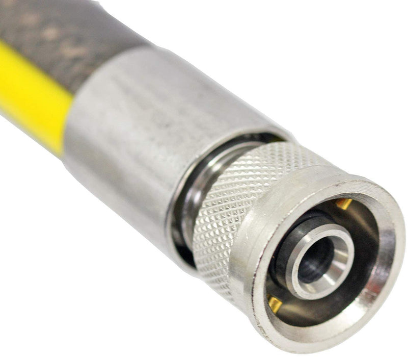 UNIVERSAL Micropoint Oven Cooker Gas Supply Hose Pipe (4ft 1/2 inch, Bayonet, BS EN14800 CE)