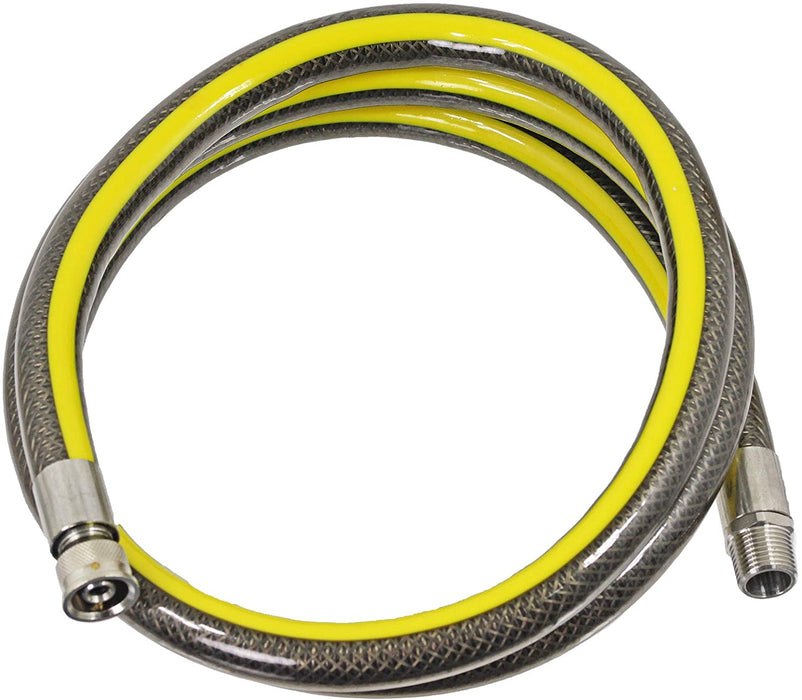 UNIVERSAL Oven Cooker Micropoint Oven Cooker Gas Supply Hose Pipe (6ft 1/2 inch, Bayonet, BS EN14800 CE)