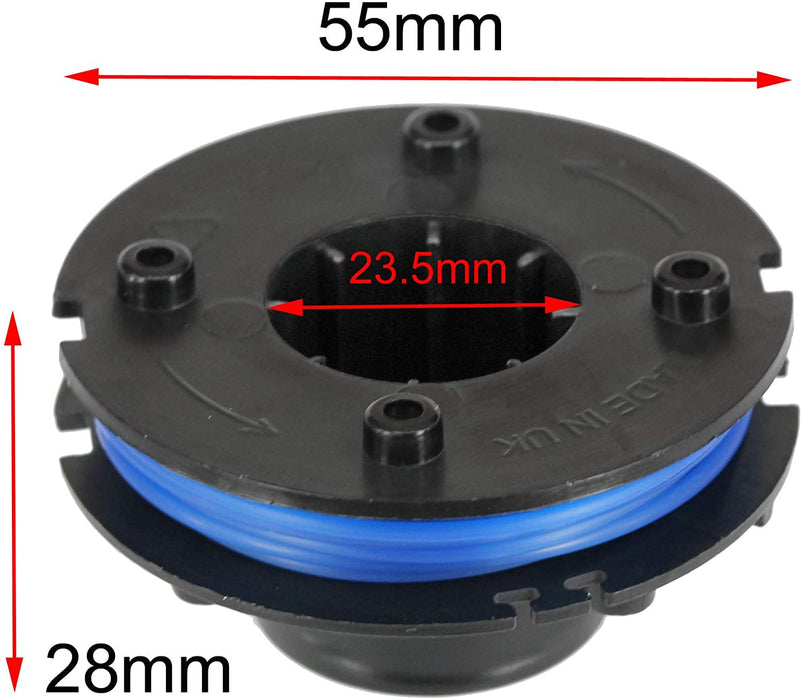 Spool Line for Sovereign GT2317 Strimmer Trimmer (Pack of 3, 4m, 1.5mm)