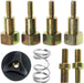 UNIVERSAL Dual Line Manual Feed Head with Bolts + 4 x 90m Refill for Strimmer/Trimmer/Brushcutter