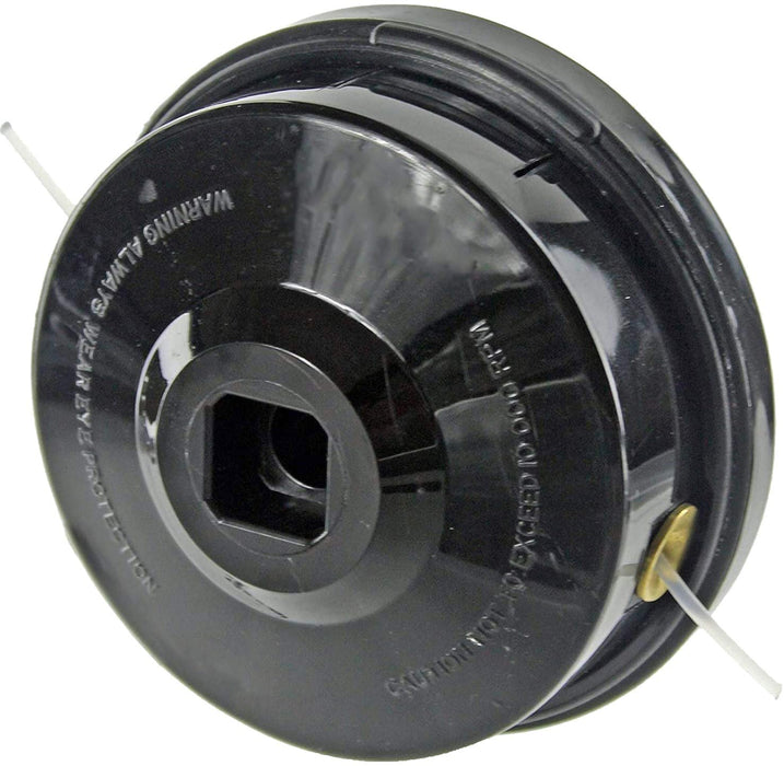UNIVERSAL Dual Line Manual Feed Head with Bolts + 4 x 90m Refill for Strimmer/Trimmer/Brushcutter