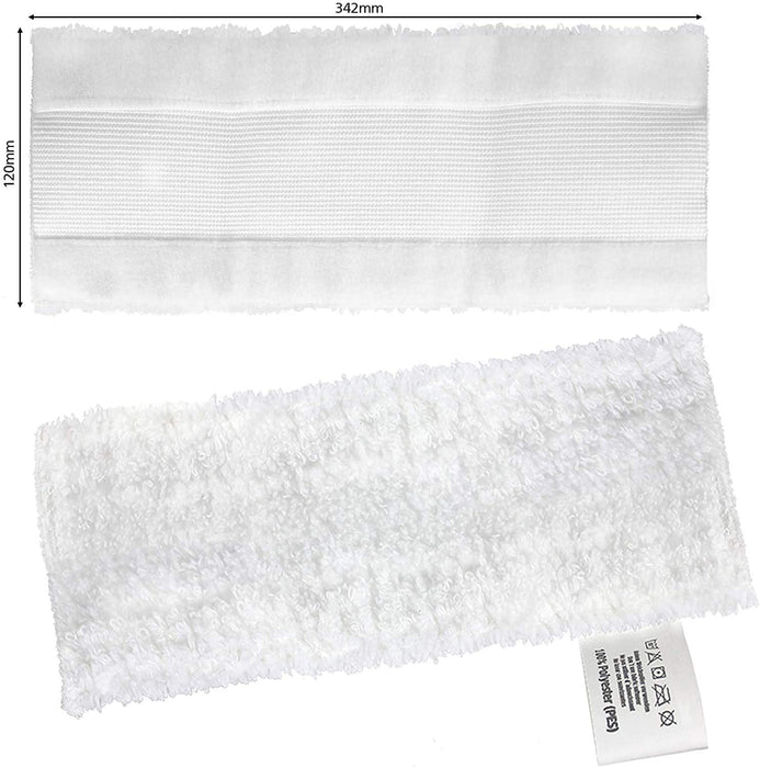 Microfibre Cloth Cover Pads for KARCHER EASYFIX SC1 SC2 SC3 SC4 SC5 Series Steam Cleaner (Pack of 4)
