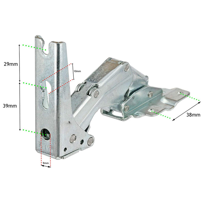Door Hinge for JOHN LEWIS Fridge Freezer - Integrated Upper Right / Lower Left Hand Side