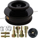 UNIVERSAL Dual Line Manual Feed Head with Bolts + Refill for Strimmer/Trimmer/Brushcutter