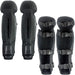Knee & Shin Guards for Grass Brushcutter / Rotavator (One Size, Black, 2 Pairs)