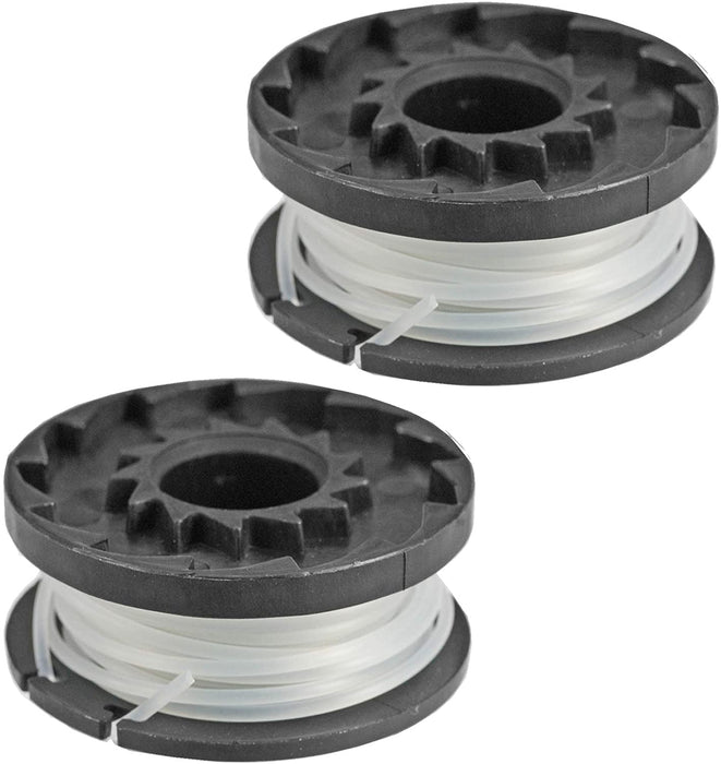 4m Spool & Line for QUALCAST N0F-GT-250/18-E GTLi18 Strimmer Trimmer (Pack of 2)