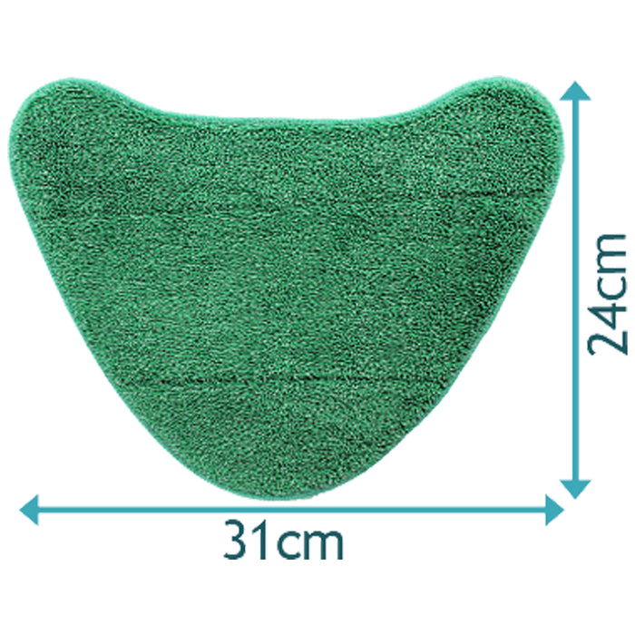 Premium Cover Pads for Vax S86-CCM-3 S86-MC-C S86-SF-B S86-SF-C S86-SF-CCP S86-SF-CC Steam Fresh Steam Cleaner Mop (Pack of 8 + Steam Detergent)