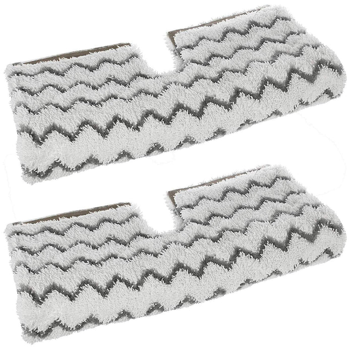 Cover Pads for SHARK Steam Cleaner Mop Klik n Flip Lift Away Pro Genuis (Pack of 2) + 500ml Detergent