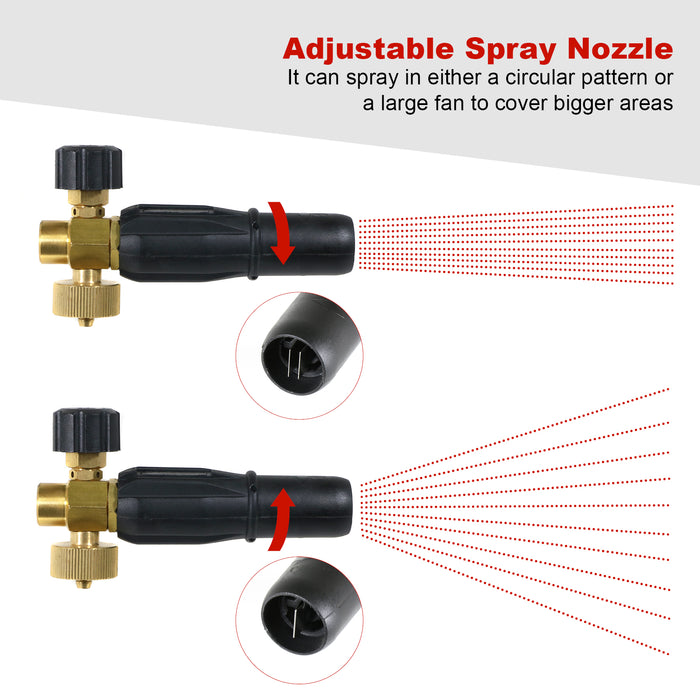 Spray Bottle for KARCHER Snow Foam Nozzle + Car Shampoo Detergent
